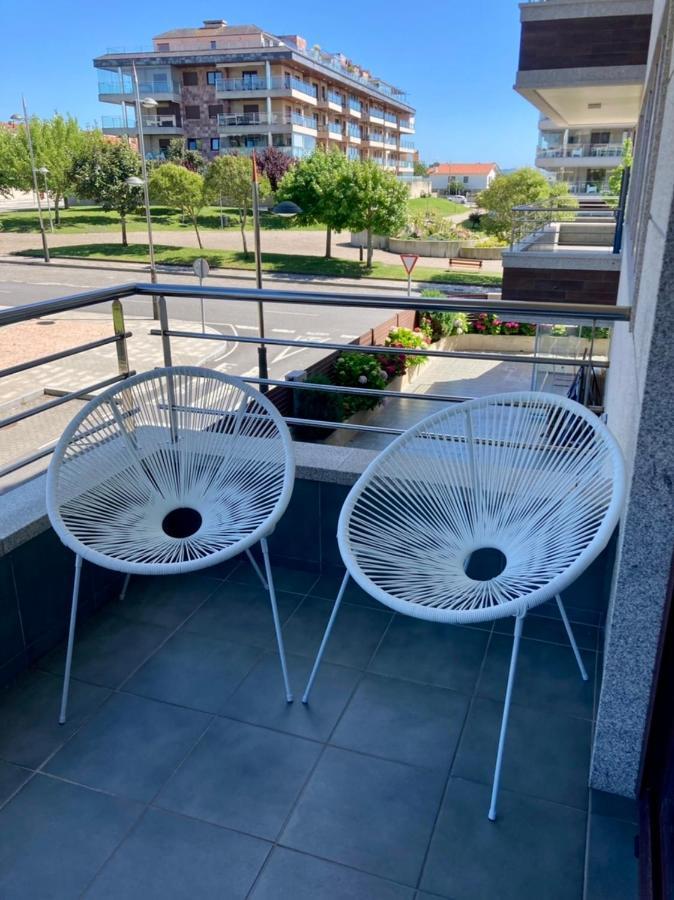 Acogedor Apartamento Con Terraza En Portonovo Exterior foto